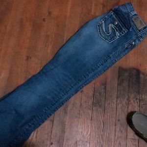 Silver bootcut jeans